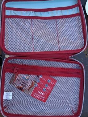 Red Mesh Travel Organizer Case